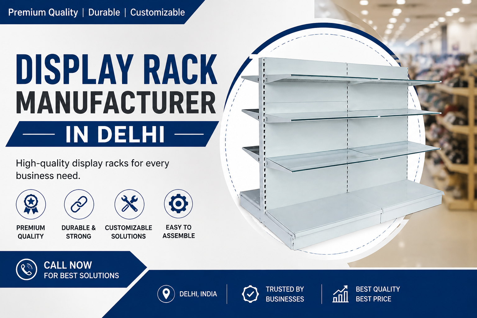 Display Rack Manufacturer in Delhi