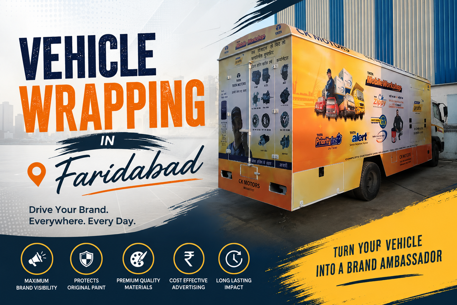 Vehicle Wrapping in Faridabad