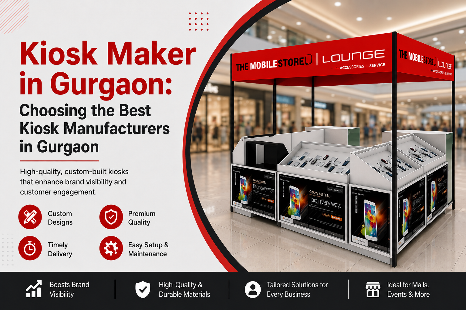 Kiosk Maker in Gurgaon: Choosing the Best Kiosk Manufacturers in Gurgaon
