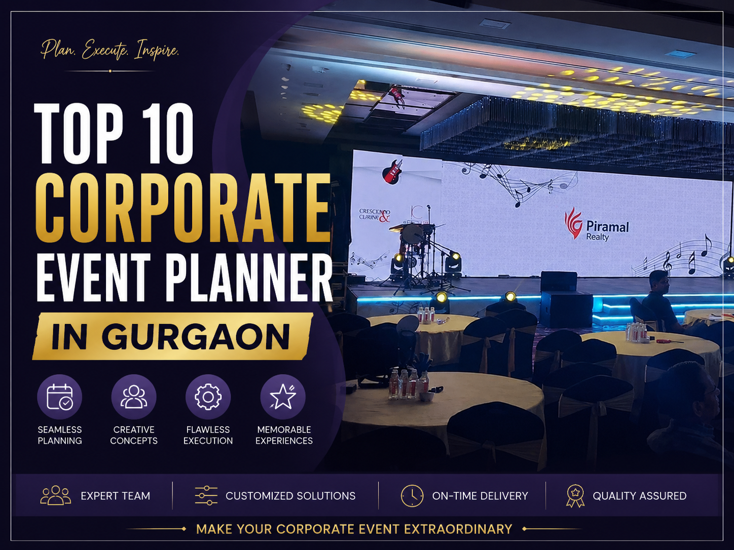 Top 10 Corporate Event Planner in Gurgaon