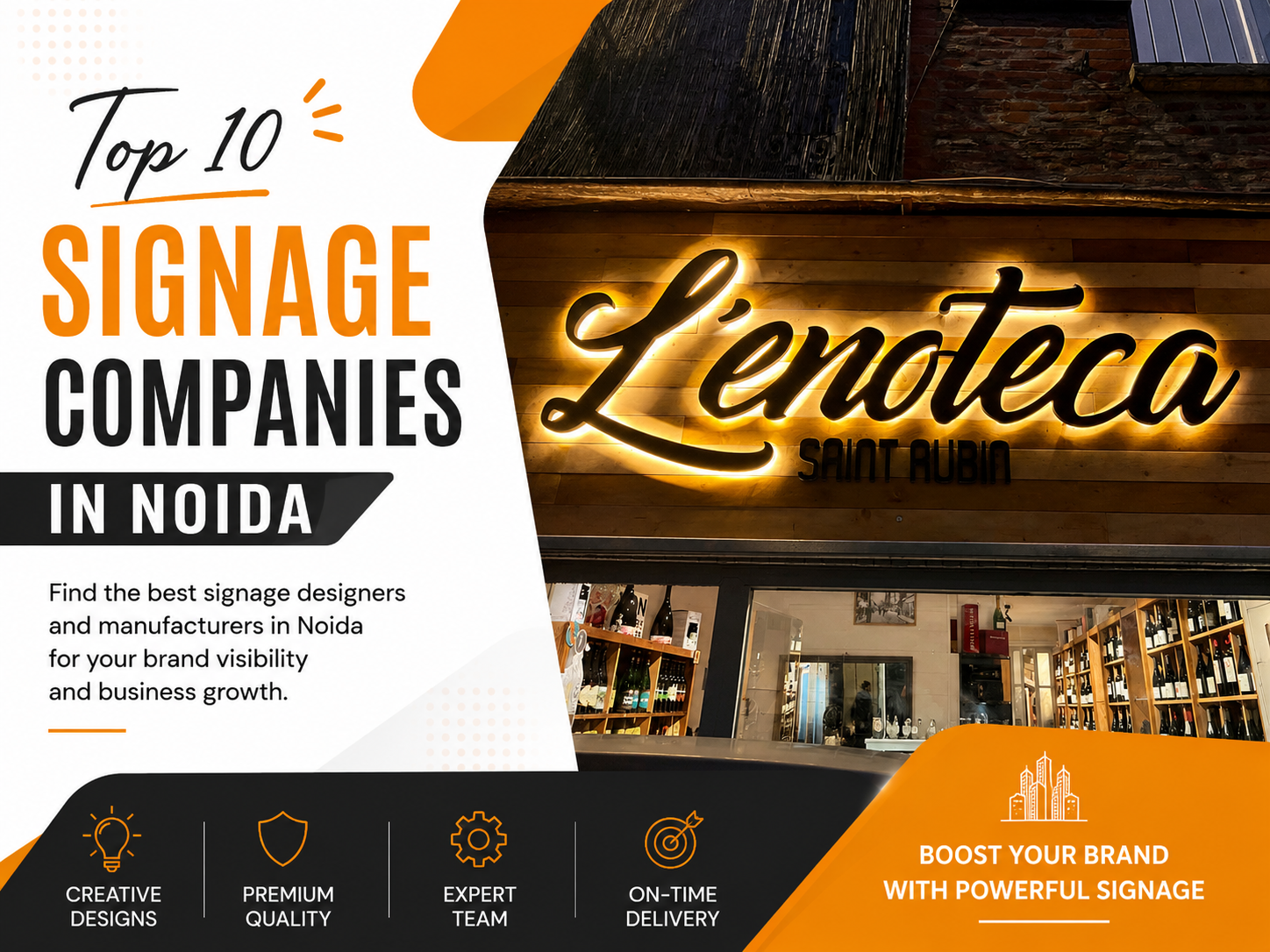 Top 10 Signage Companies in Noida