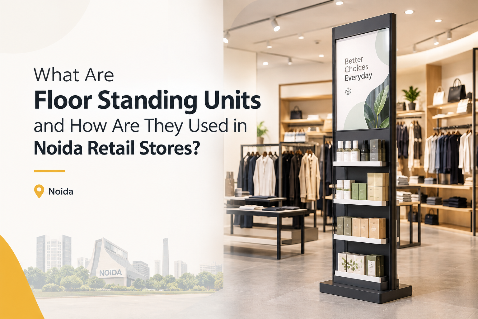 What Are Floor Standing Units and How Are They Used in Noida Retail Stores?