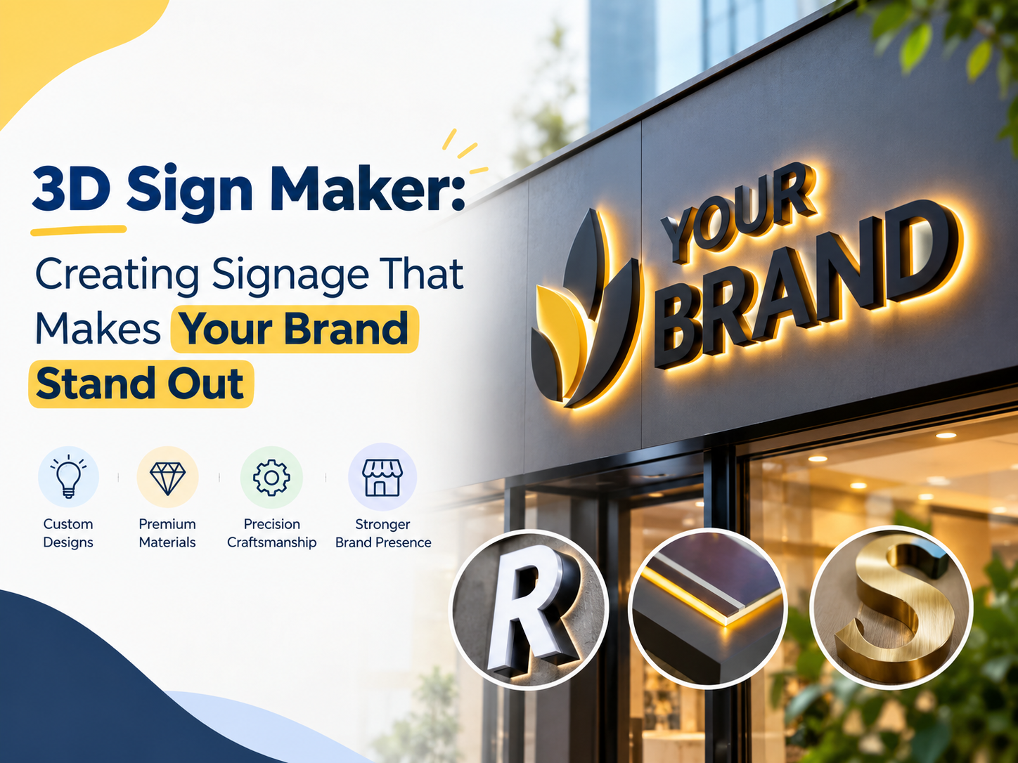 3D Sign Maker: Creating Signage That Makes Your Brand Stand Out