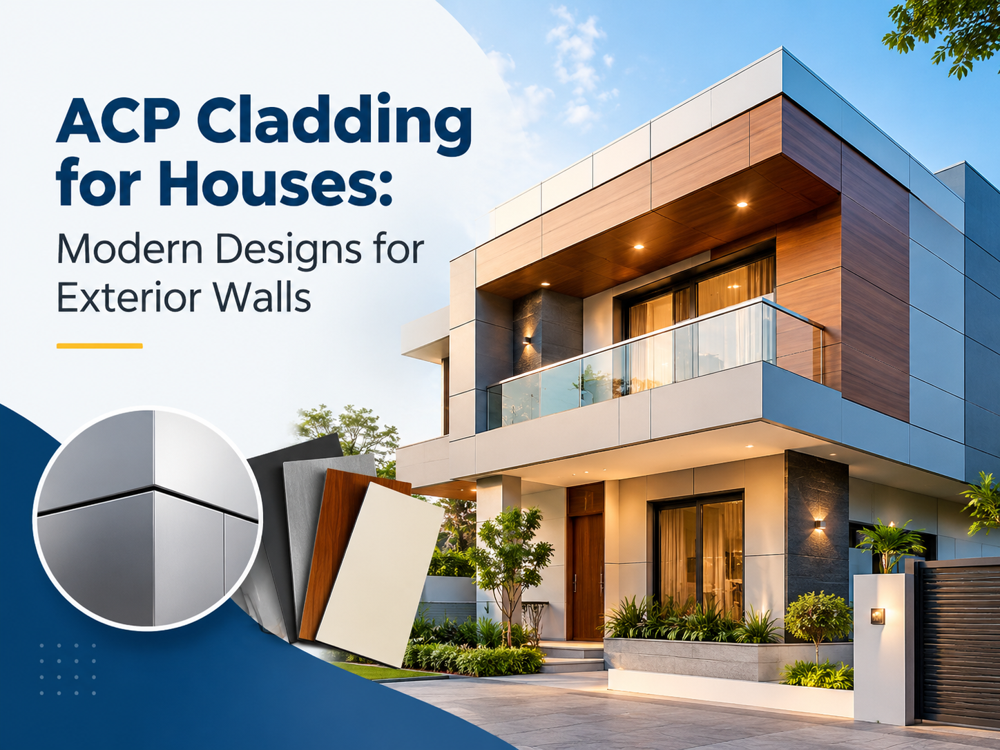 ACP Cladding for Houses: Modern Designs for Exterior Walls