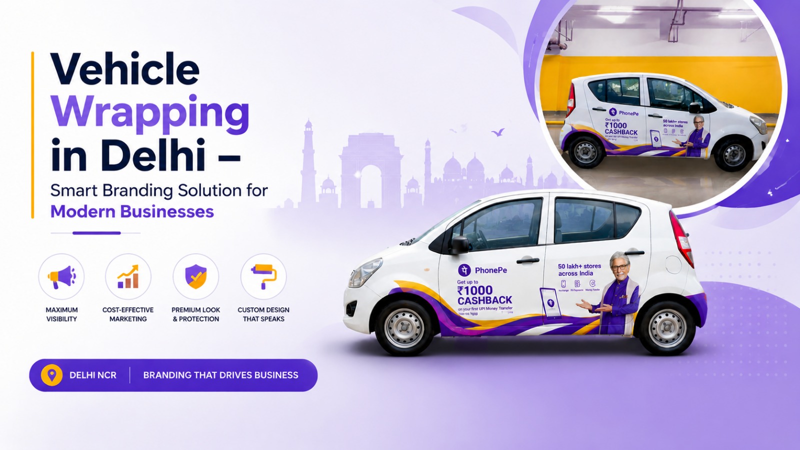 Vehicle Wrapping in Delhi - Smart Branding Solution for Modern Businesses