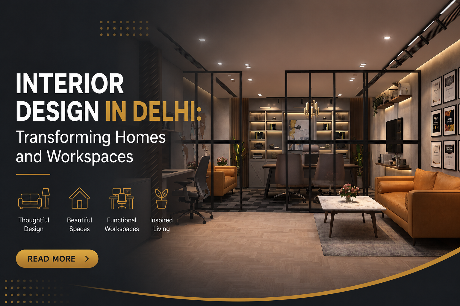 Interior Design in Delhi: Transforming Homes and Workspaces