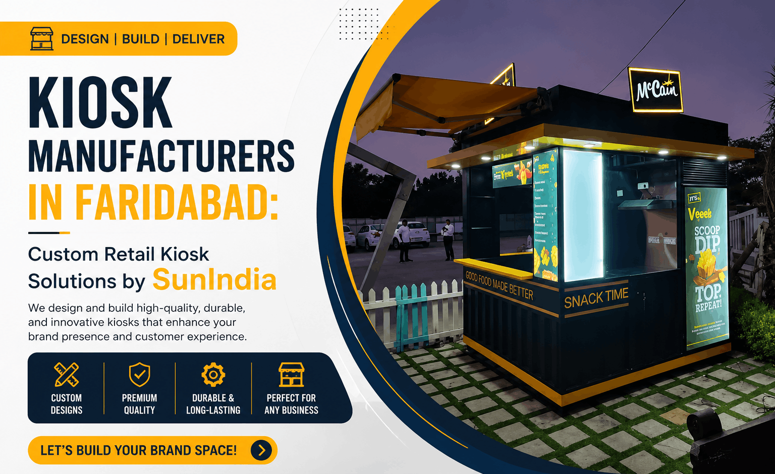 Kiosk Manufacturers in Faridabad: Custom Retail Kiosk Solutions by SunIndia