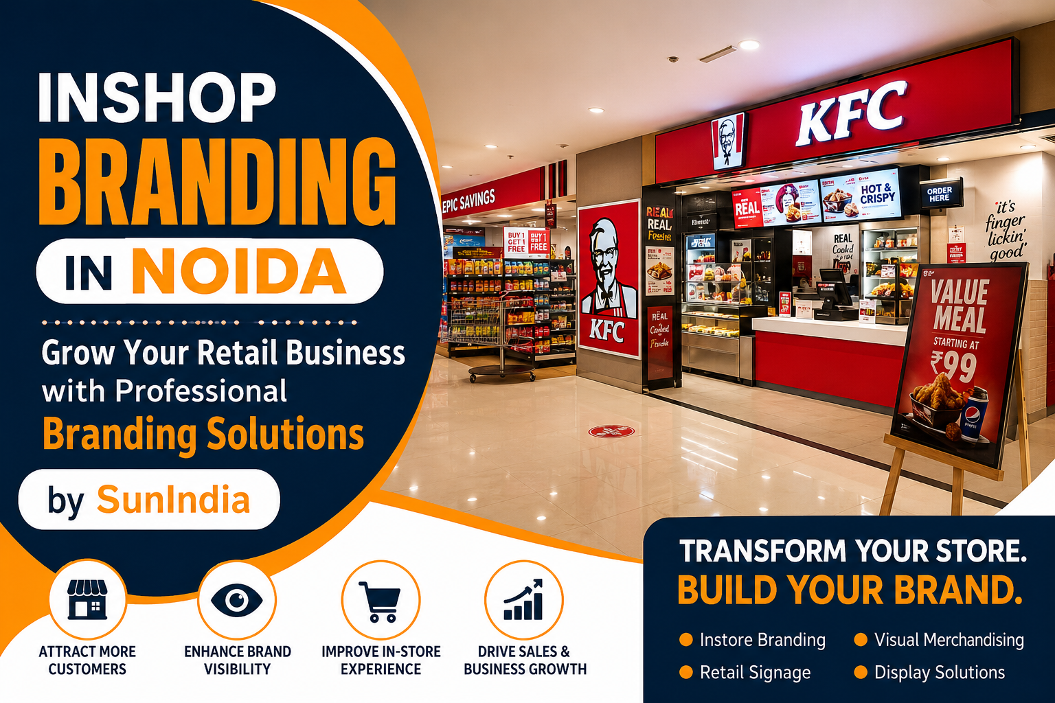 Inshop Branding in Noida: Grow Your Retail Business with Professional Branding Solutions by SunIndia
