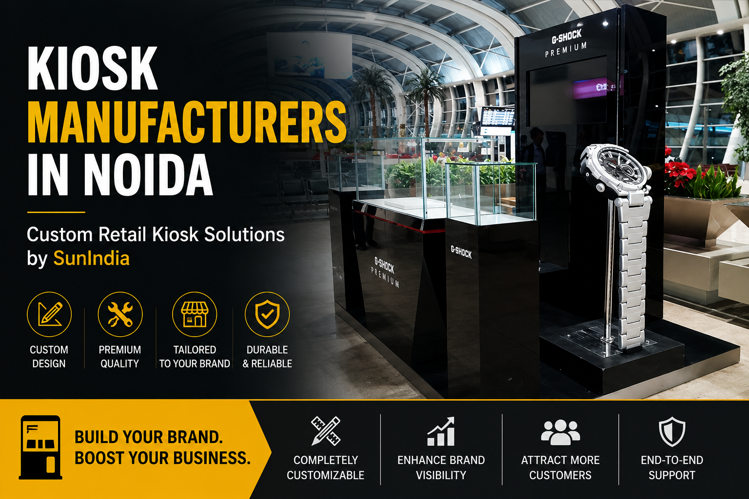 Kiosk Manufacturers in Noida: Custom Retail Kiosk Solutions by SunIndia