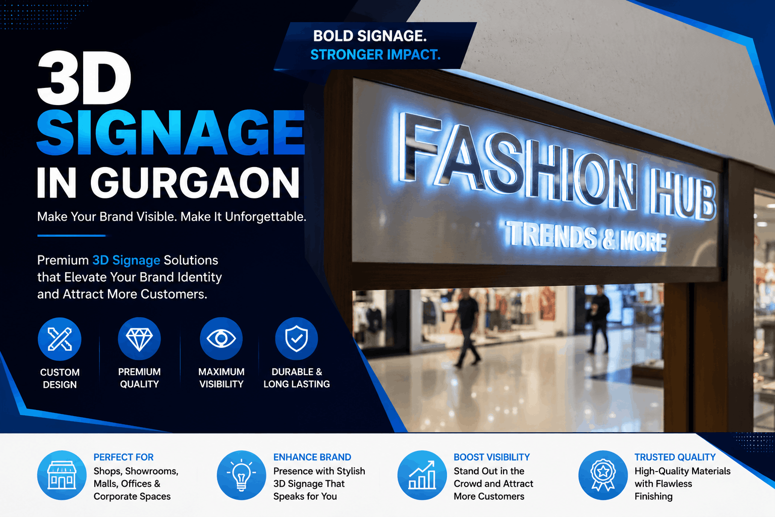 3D Signage in Gurgaon
