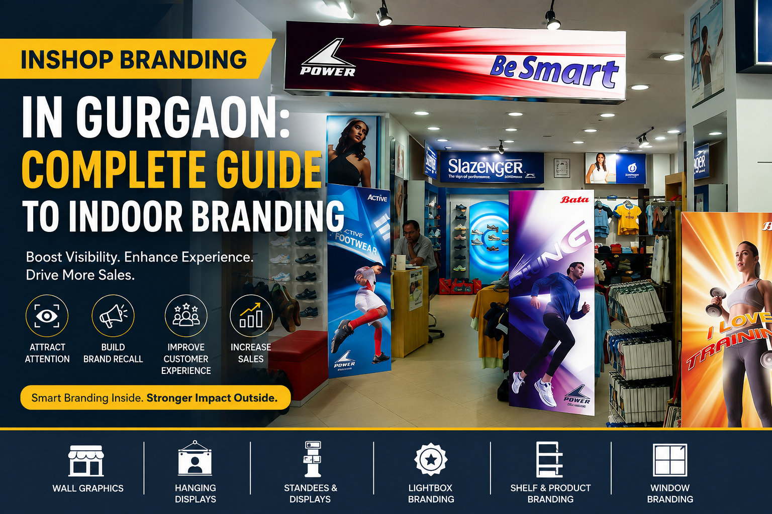 Inshop Branding in Gurgaon: Complete Guide to Indoor Branding