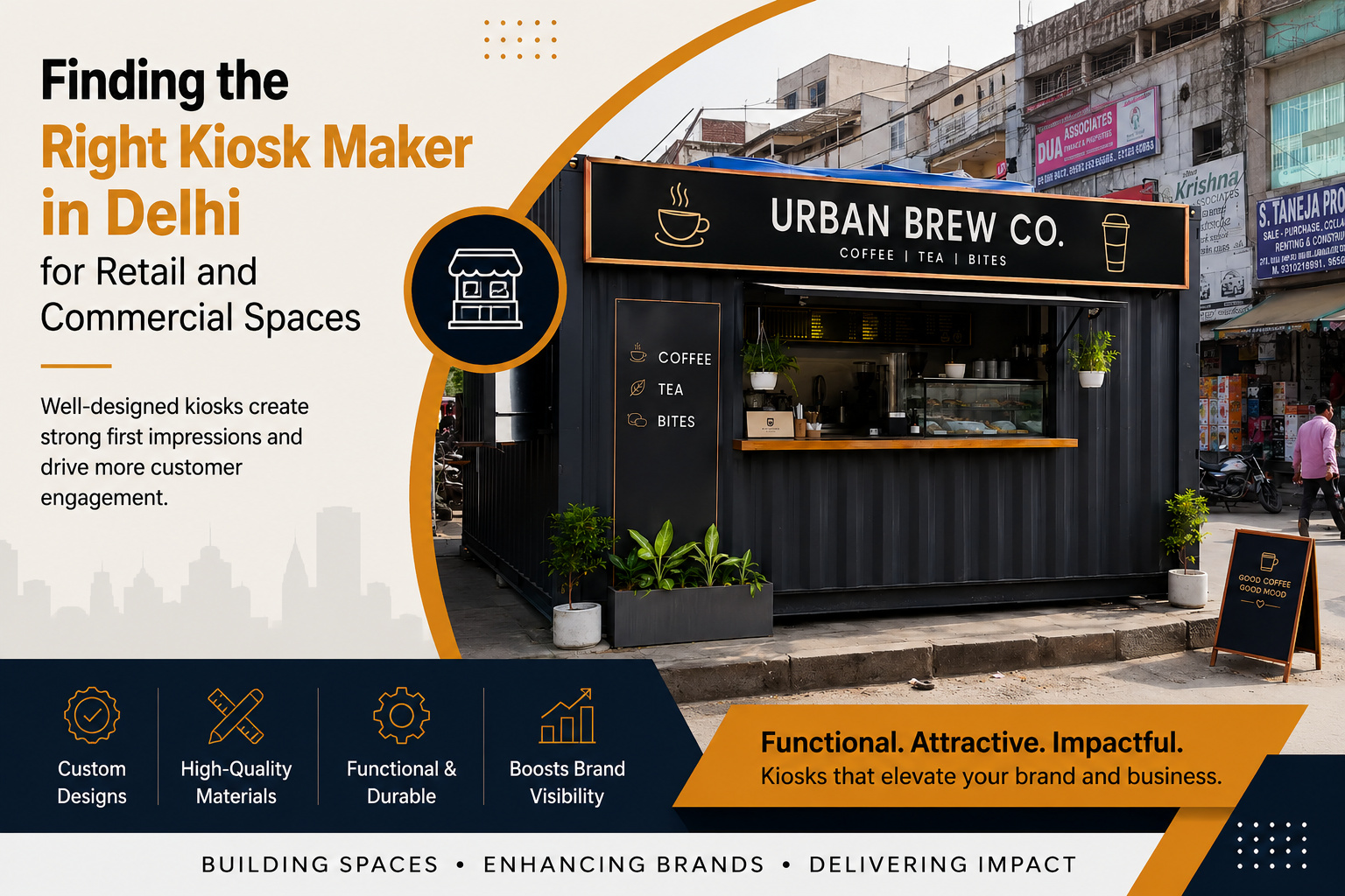 Finding the Right Kiosk Maker in Delhi for Retail and Commercial Spaces