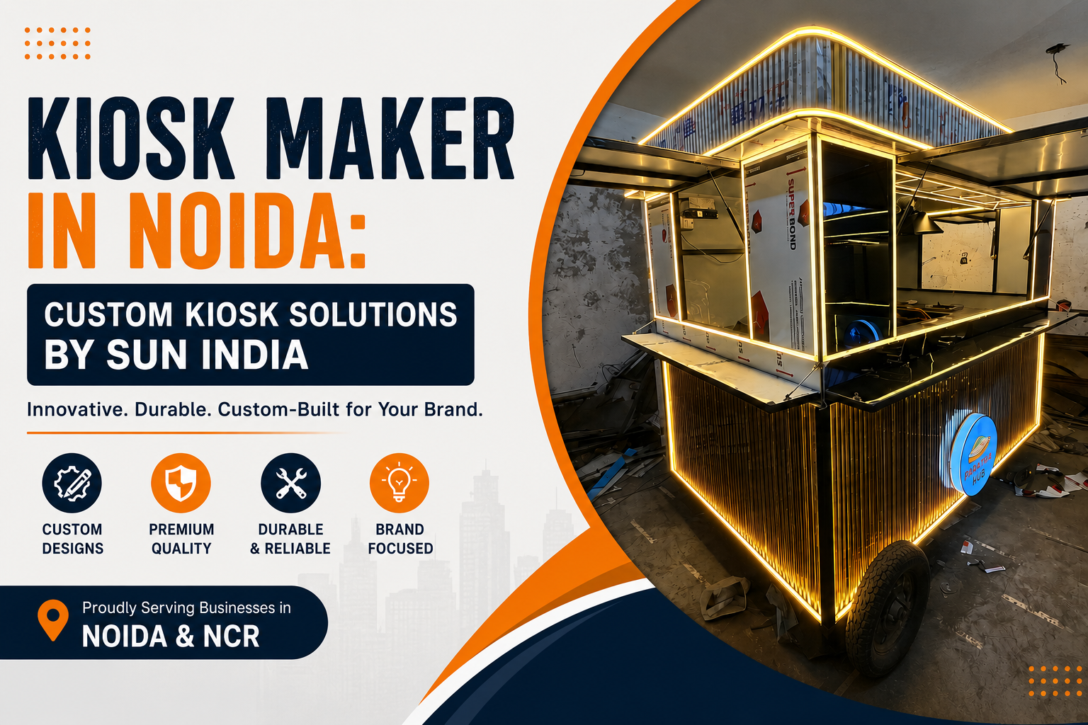 Kiosk Maker in Noida: Custom Kiosk Solutions by Sun India